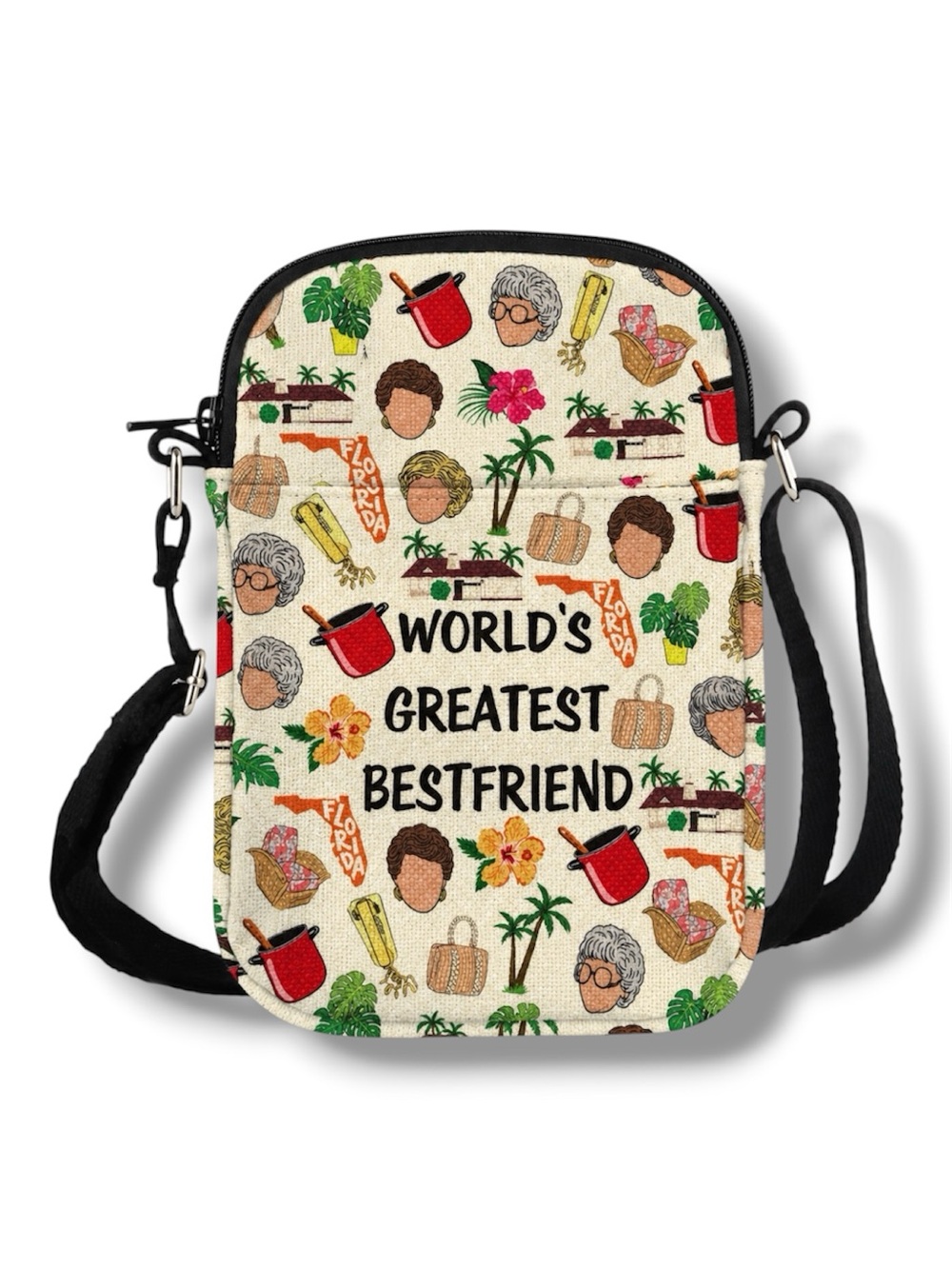 Golden Girls "World's Greatest Bestfriend" Crossbody Bag - NWOT